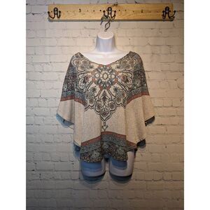 Robins nest poncho style knit maternity top medium